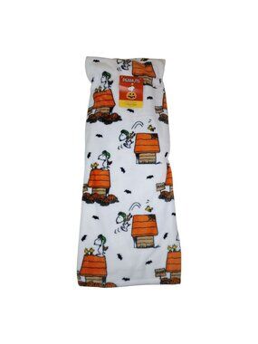 Peanuts Snoopy Halloween Pet Throw Blanket 60"x70" By Berkshire Orange Doghouse